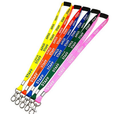 3/4'' Dye Sublimation Lanyards with Safety Breakaway