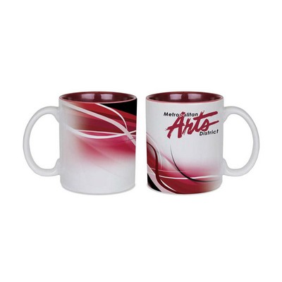11 Oz. Ceramic Two Tone Mug-Closeout
