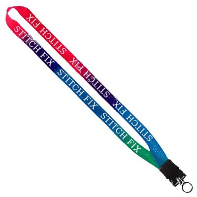 3/4" Tie Dye Lanyard