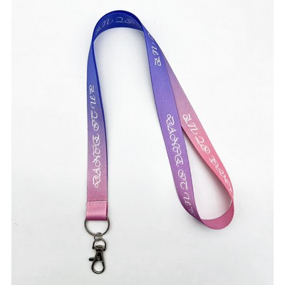 3/4" Custom Sublimated Lanyard