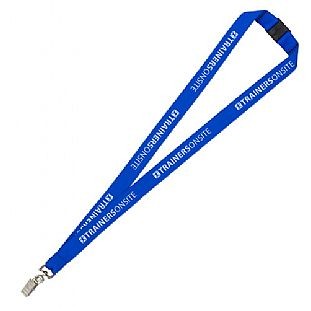 1/2" Polyester Lanyard w/Safety Breakaway