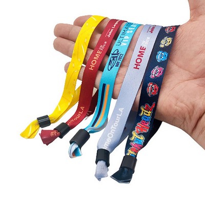 Sublimated Adjustable Wrist Band
