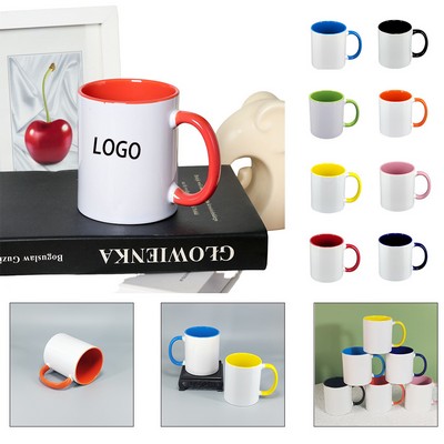 13 Oz. Two-Tone Latte Personalized Ceramic Mug